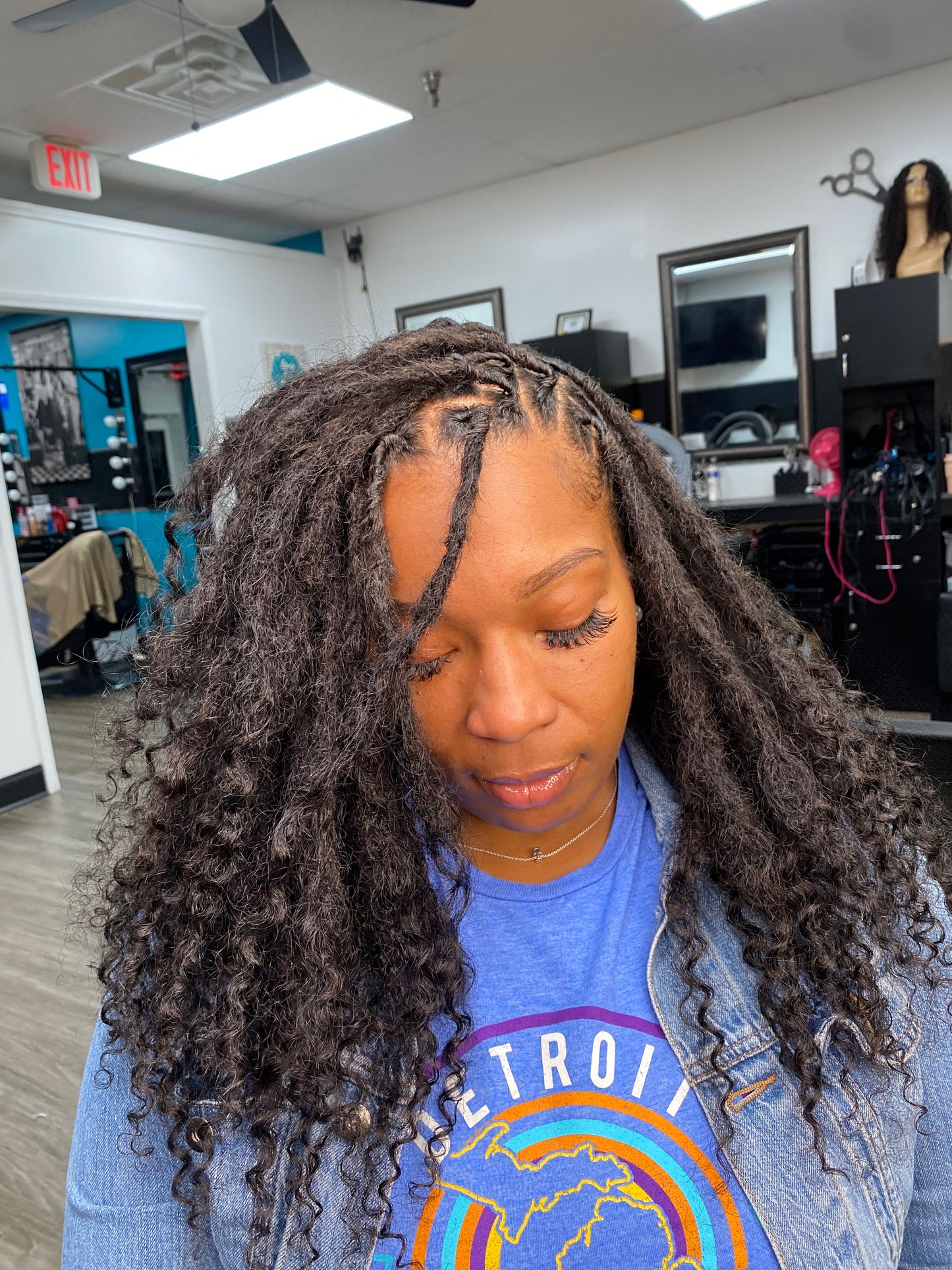 Curly wave Virgin Loc Extensions