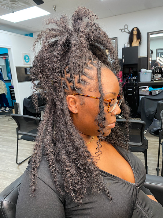 Kinky Curly Virgin Loc Extensions